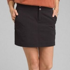 Prana, Celesta Ripstop Mini Skort Skirt, Back, Size‎ 4